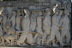 París, Francia - octubre 4 4 2018 - inmigración museo dorado puerta palacio foto