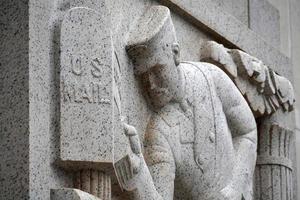 Philadelphia post office bas relief photo