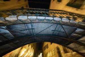 Venice Gondola tour at night photo