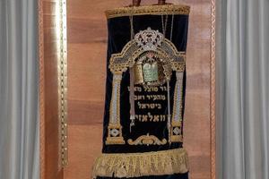 torah scroll book close up photo