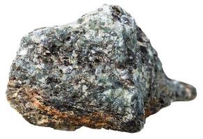 gray natural rock stone from migmatic gneiss photo