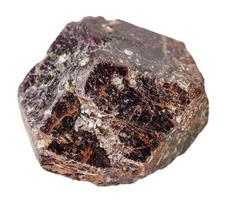 marrón turmalina dravita mineral Roca aislado foto