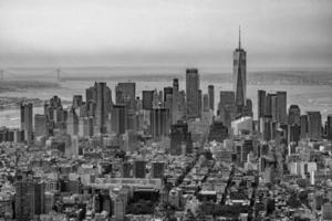 aerial new york manhattan cityscape photo