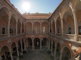 GENOA, ITALY - MARCH 2020 - genoa city hall doria palace photo