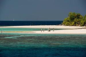 maldivas paraíso tropical playa paisaje foto