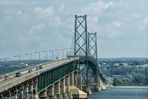 Green bridge view photo