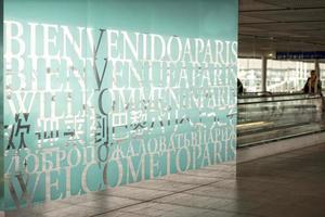 paris airport lettering photo