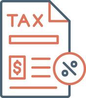 Tax Paperwork Vector Icon