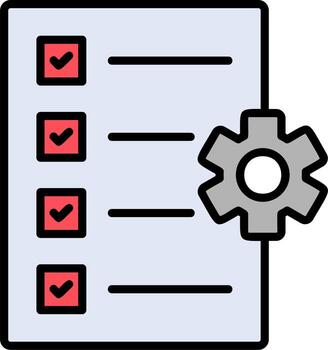 Work List Vector Icon