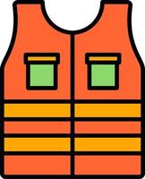 Safety Jacket Vector Icon