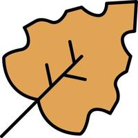 Autumn leaf Vector Icon