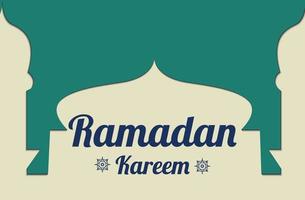 ramadan kareem template background vector