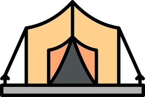 Tent Vector Icon