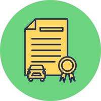 Driving Test Vector Icon