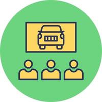 Class Driving Vector Icon