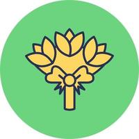 Flower Bouquet Vector Icon