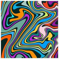 Unique trendy paint stone waves. abstract colorful background made in old school psychedelic style. abstract psychedelic liquid background in vivid colors vector