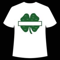 St. Patrick's Day Shirt Print Template, Lucky Charms, Irish, everyone has a little luck Typography Design vector