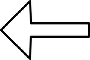 Left Arrow Vector Icon
