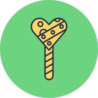 icono de vector de piruleta