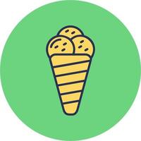 Ice Cream Cone Vector Icon