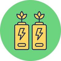 Eco Battery Vector Icon