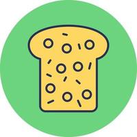 Whole Wheat Bread Vector Icon