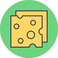 icono de vector de queso