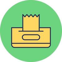 Tissue Box Vector Icon