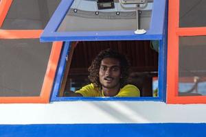 happy Young maldivian man portrait photo