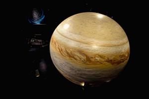 jupiter globe diorama photo