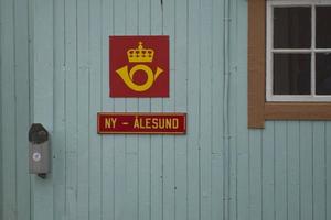 oficina de correos de ny alesund en noruega spitzbergen foto