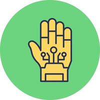 Robotic Hand Vector Icon