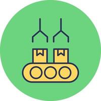 Conveyor belt Vector Icon