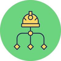 Work Flow Vector Icon