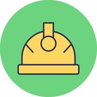 Engineer Helmet Vector Icon