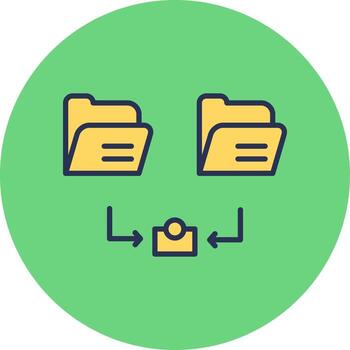 icono de vector de datos