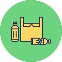 Broken Bottle Vector Icon