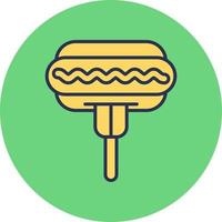 Hot Dog Vector Icon