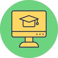 Online Learning Vector Icon