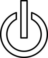 Power Button Vector Icon