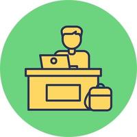 Office Worker Vector Icon