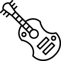 icono de vector de guitarra