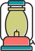 Gas Lamp Vector Icon