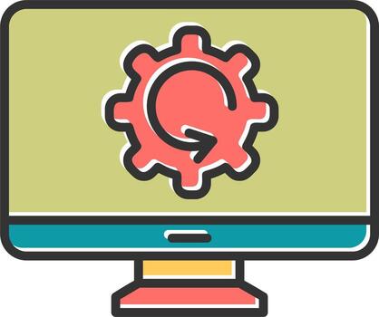Data Processing Vector Icon