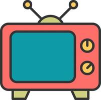 icono de vector de television