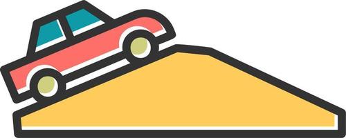 Uphill Vector Icon