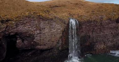 Aerial view of Scotland Fowlsheugh, Natural landscapes video