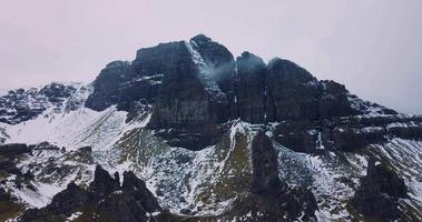 Winter natürlich Landschaften von das Insel von Skye im Schottland video