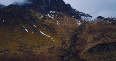 Winter natürlich Landschaften von das Insel von Skye im Schottland video